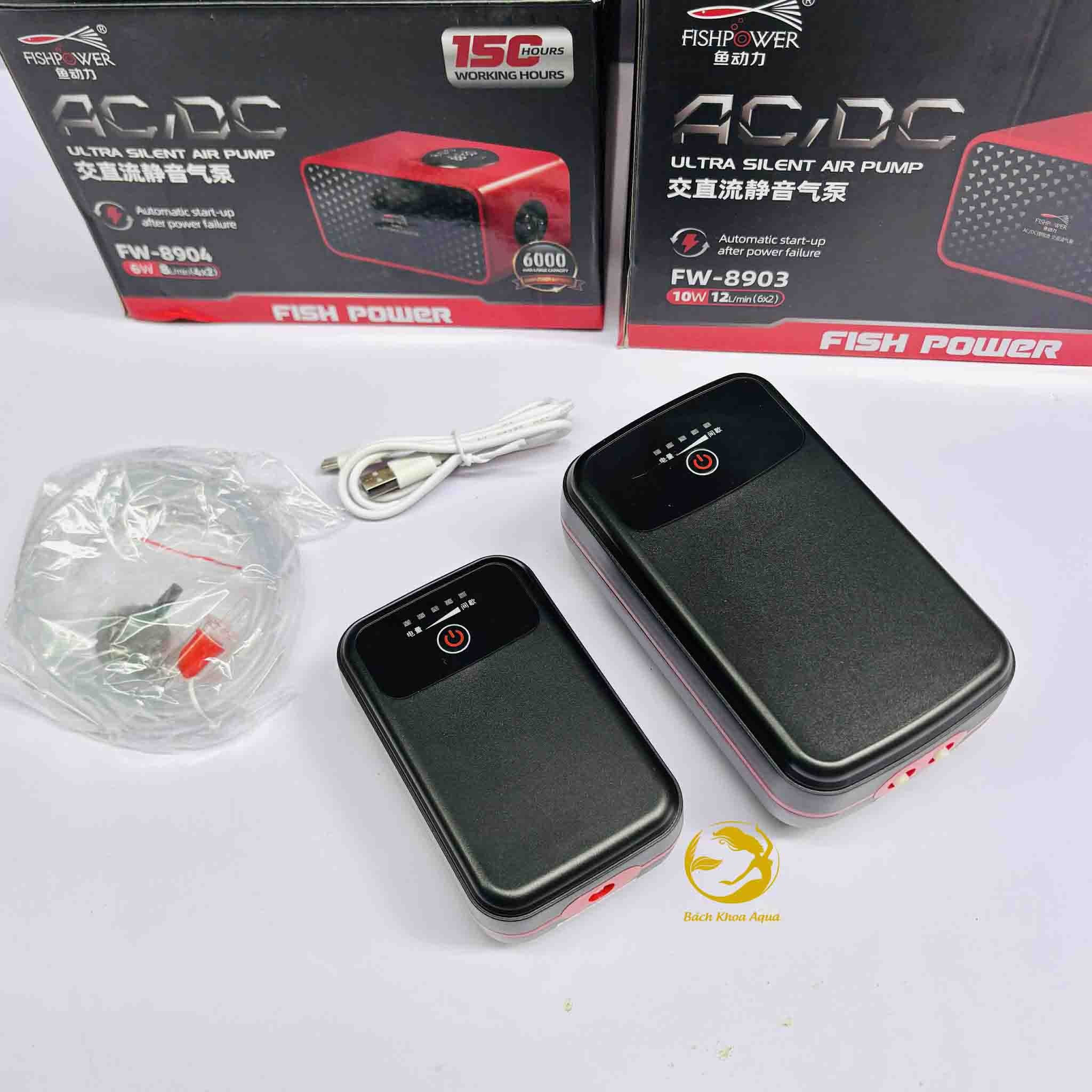 Máy sủi tích điện Fish Power 1 vòi - 2 vòi cảm ứng thông minh